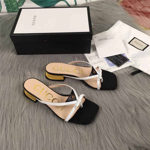 High Quality Luxury Gucci Summer Flip Flops Sandals – Style 21907
