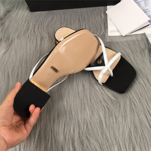 High Quality Luxury Gucci Summer Flip Flops Sandals – Style 21907 product detail