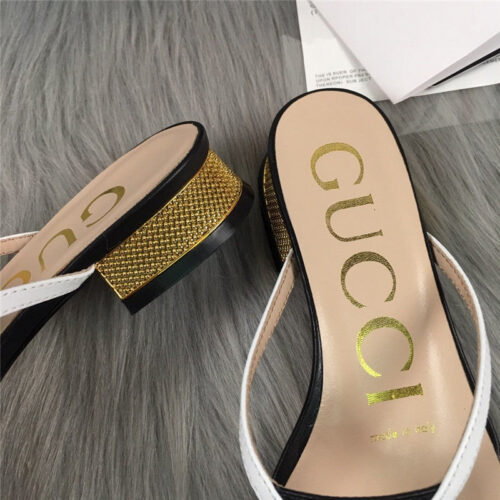 High Quality Luxury Gucci Summer Flip Flops Sandals – Style 21907 product detail