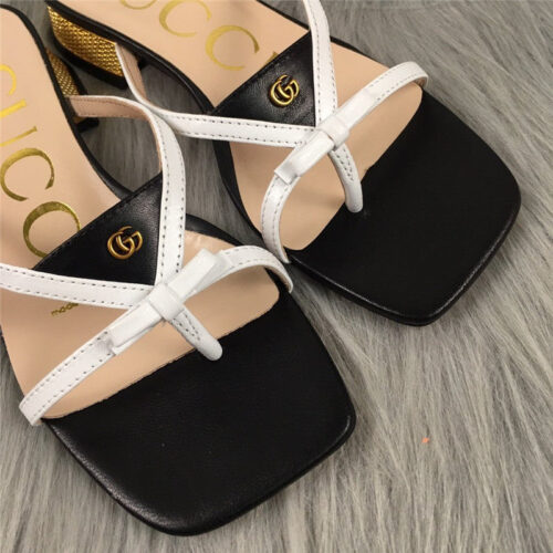 High Quality Luxury Gucci Summer Flip Flops Sandals – Style 21907 product detail