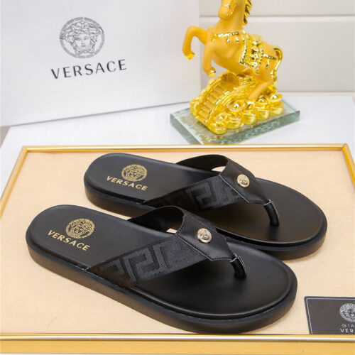 High Quality Luxury Versace Slippers Mens