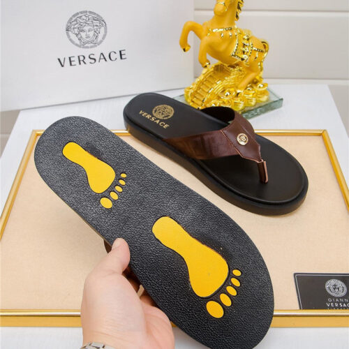 High Quality Luxury Versace Slippers Mens – Style 43091 product detail