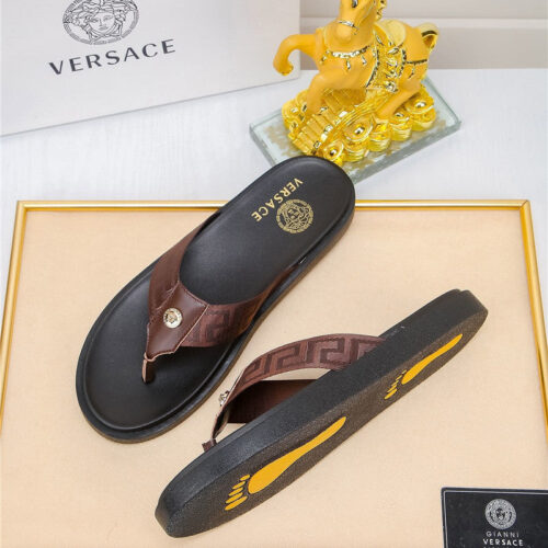 High Quality Luxury Versace Slippers Mens – Style 43091 product detail