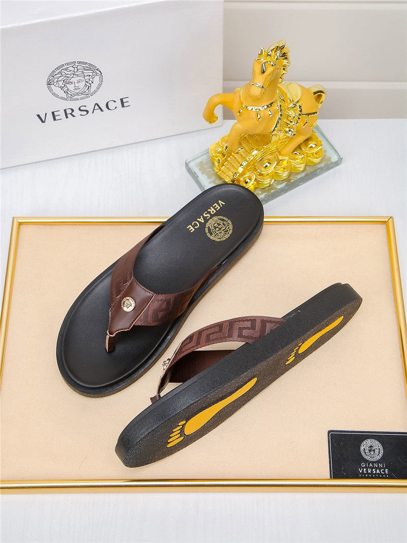 High Quality Luxury Versace Slippers Mens – Style 43091 product detail