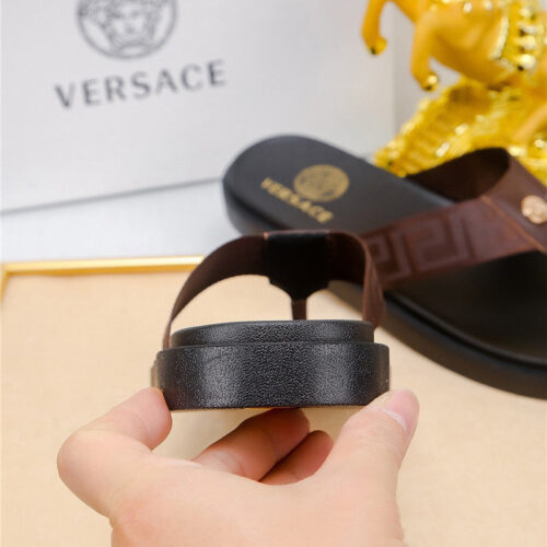 High Quality Luxury Versace Slippers Mens – Style 43091 product detail