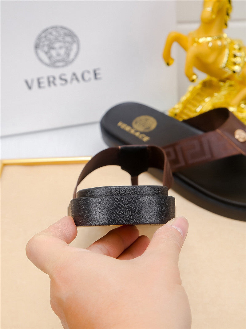 High Quality Luxury Versace Slippers Mens – Style 43091 product detail