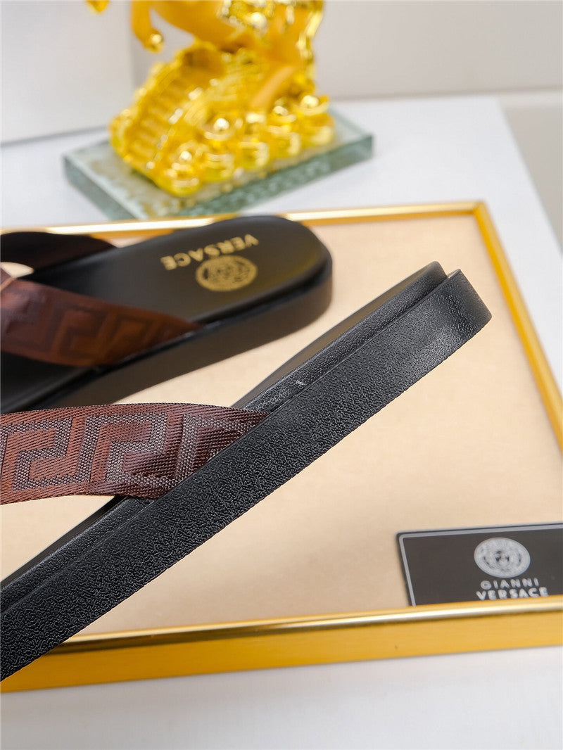 High Quality Luxury Versace Slippers Mens – Style 43091 product detail