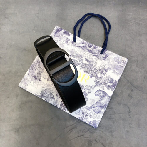 High Quality Luxury Dior Black Buckle Cd Belt product detail