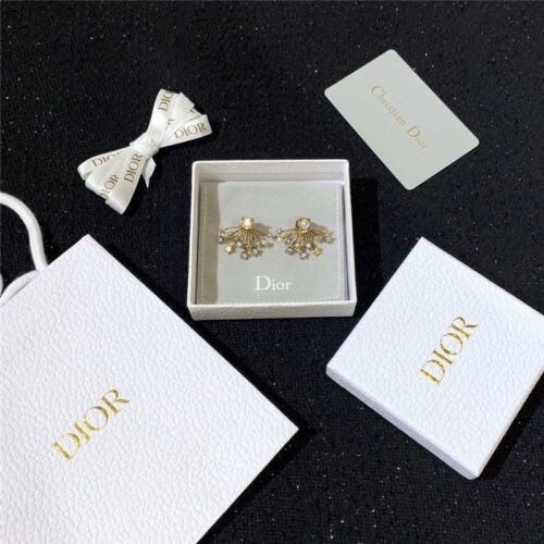 High Quality Luxury Dior Vintage Earrings alternate view