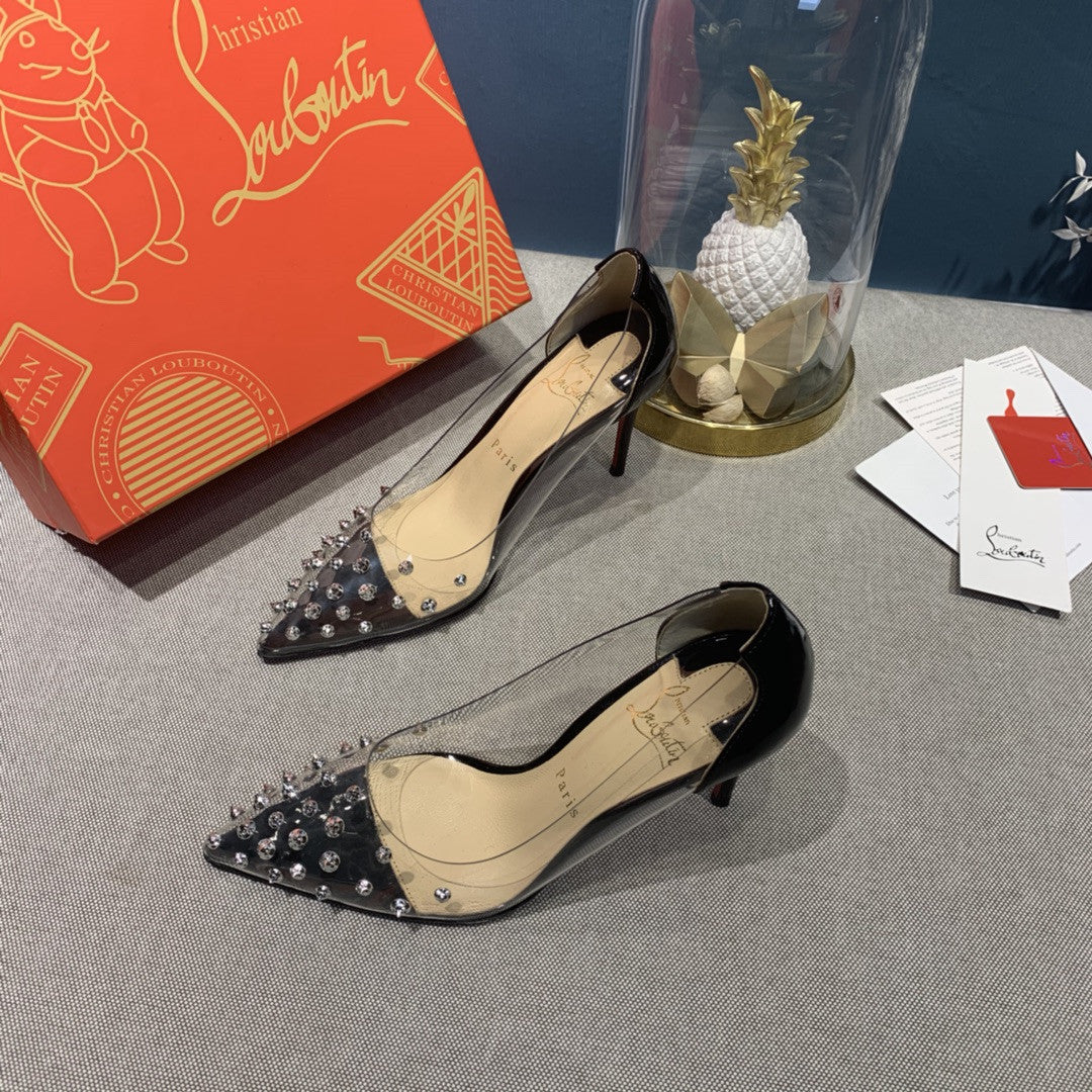 High Quality Luxury Christian Louboutin Stud Sandals – Style 32564