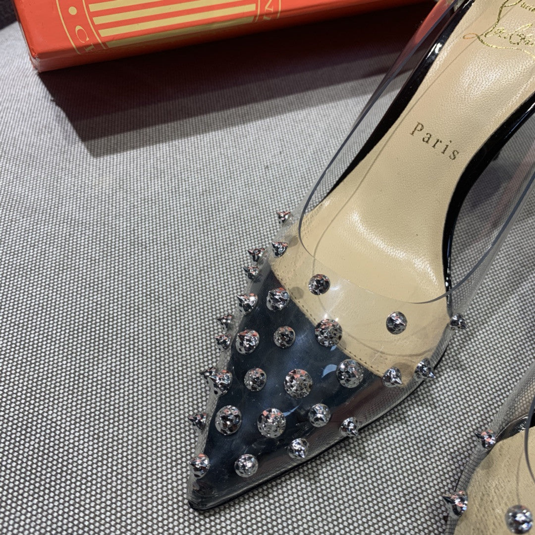 High Quality Luxury Christian Louboutin Stud Sandals – Style 32564 product detail