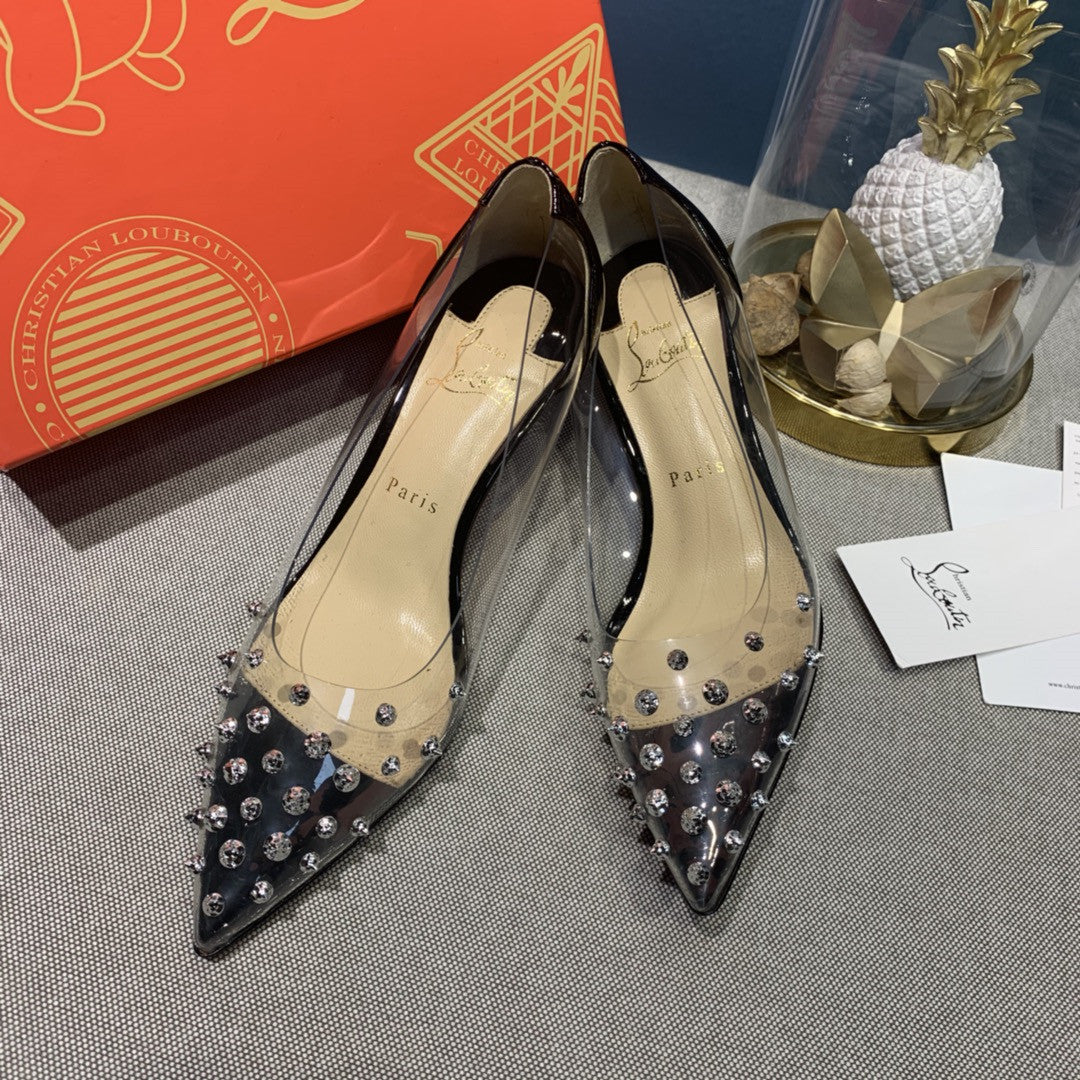 High Quality Luxury Christian Louboutin Stud Sandals – Style 32564 product detail