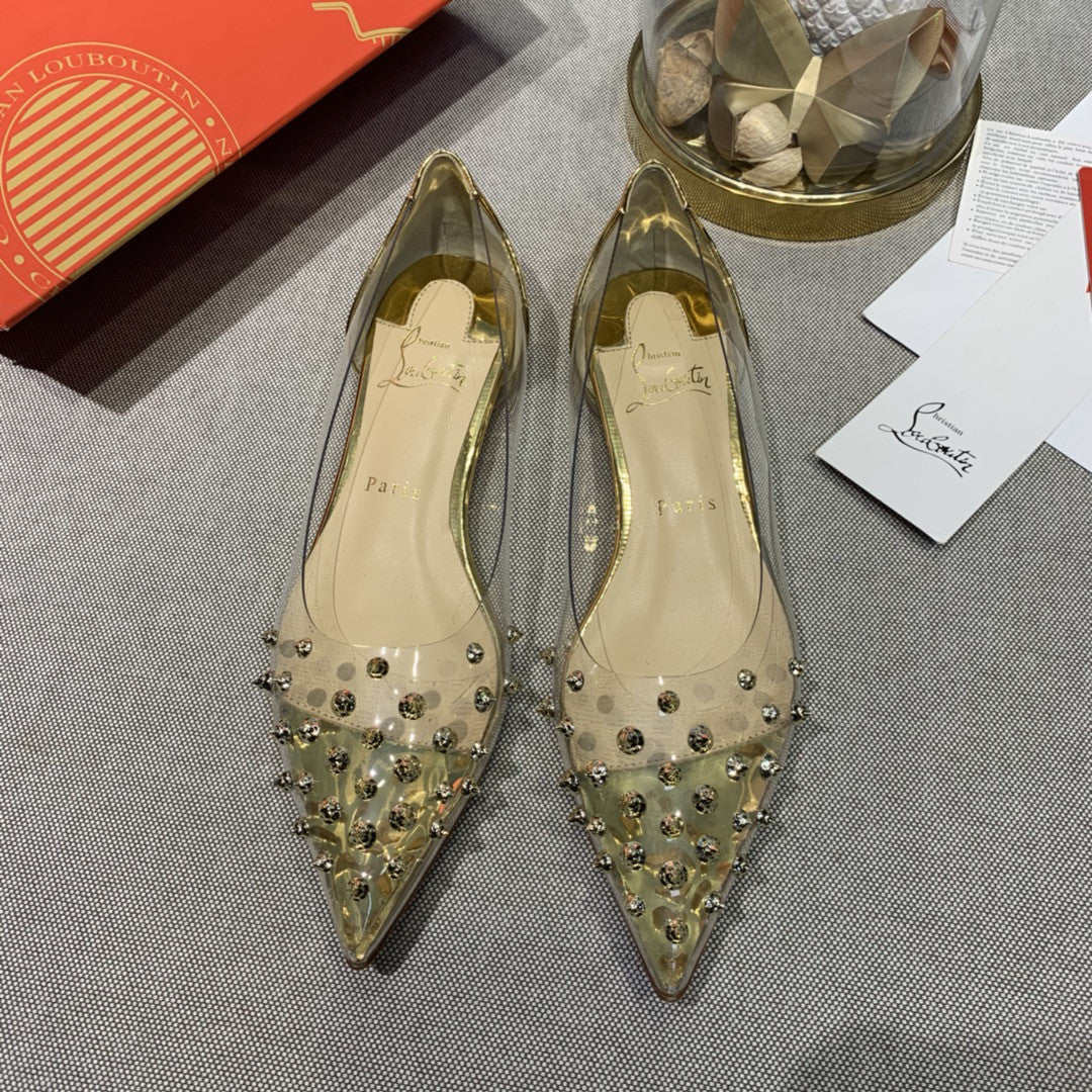 High Quality Luxury Christian Louboutin Stud Sandals – Style 29172 product detail