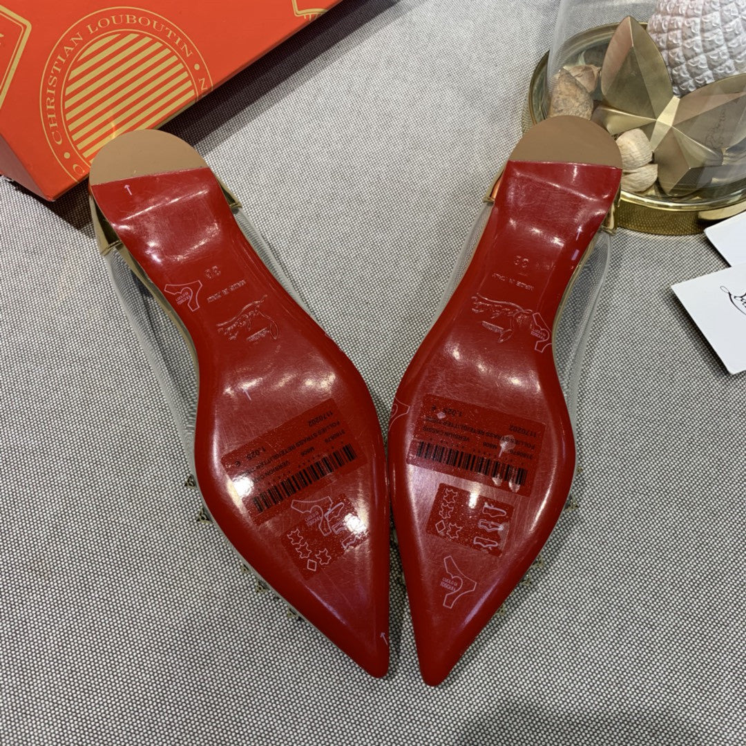 High Quality Luxury Christian Louboutin Stud Sandals – Style 29172 product detail