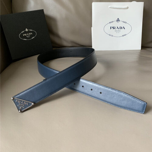 High Quality Luxury Prada Saffiano 40Mm Leather Belt alternate view
