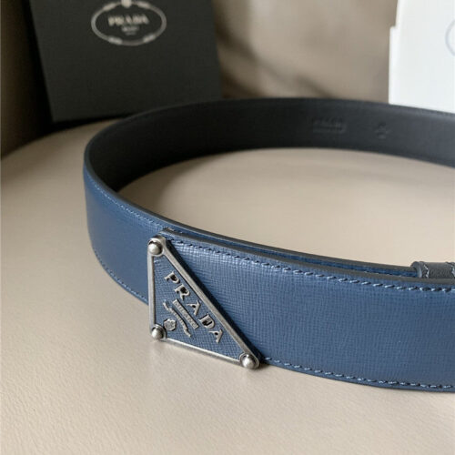 High Quality Luxury Prada Saffiano 40Mm Leather Belt product detail