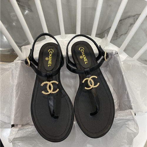 High Quality Luxury Chanel Flat Sandals – Style 76038 alternate view