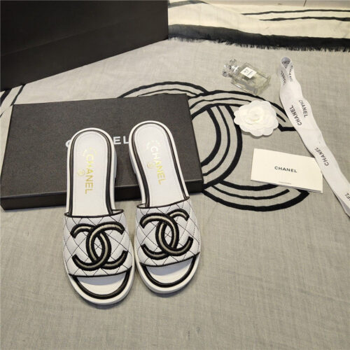 High Quality Luxury Chanel Logo Slippers Sandals – Style 15494 product detail