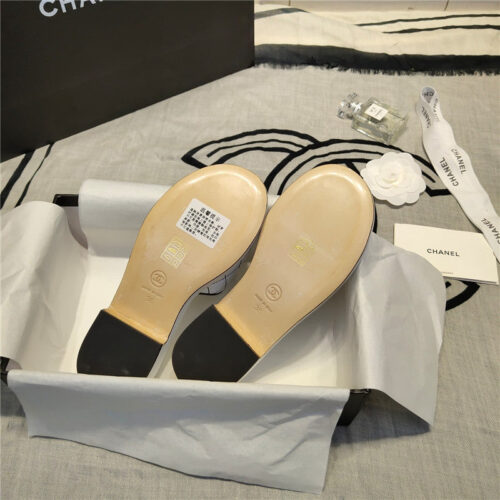 High Quality Luxury Chanel Logo Slippers Sandals – Style 15494 product detail