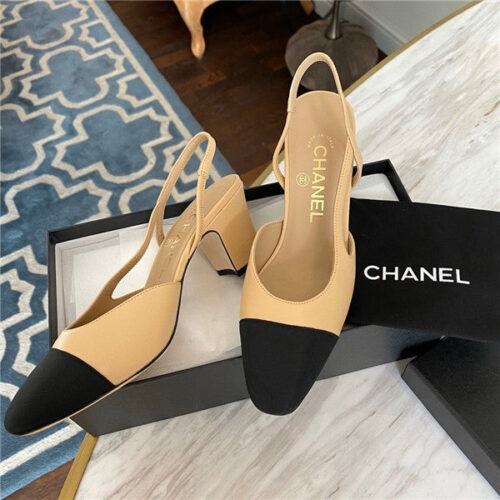 High Quality Luxury Chanel Slingback Sandals Shoes