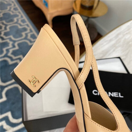 High Quality Luxury Chanel Slingback Sandals Shoes product detail
