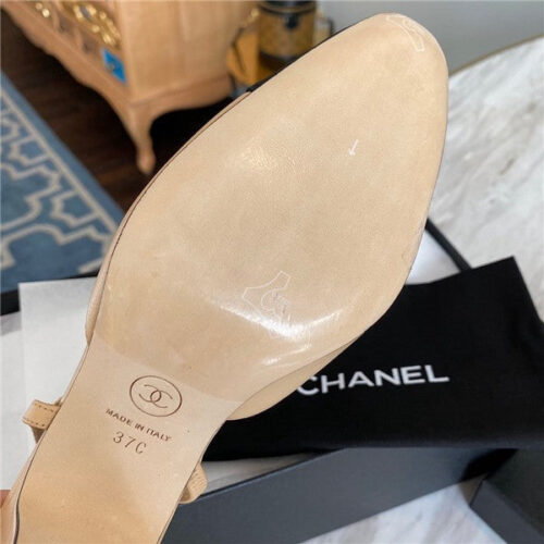 High Quality Luxury Chanel Slingback Sandals Shoes product detail