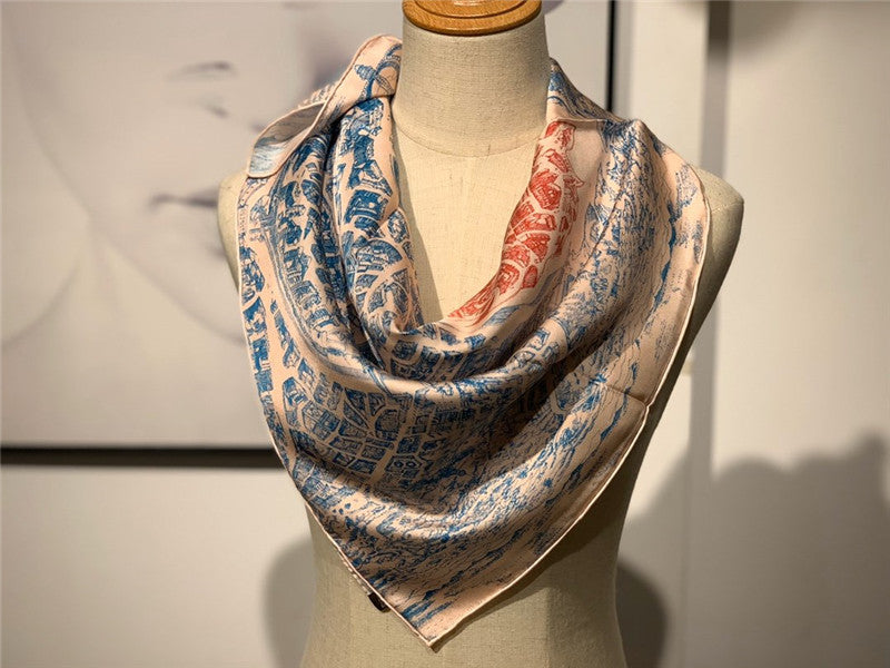 High Quality Luxury Hermes Horse City Scarf – Style 26138 product detail