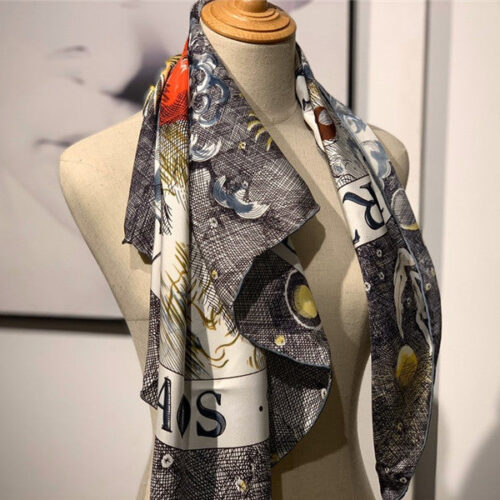 High Quality Luxury Dior Silk Scarf alternate view