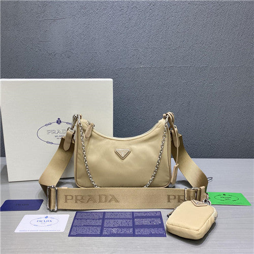 High Quality Luxury Prada Nylon Hobo Bag – Style 26959