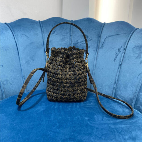 High Quality Luxury Fendi Drawstring Bag Weave alternate view