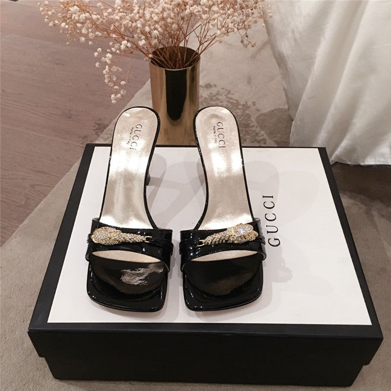 High Quality Luxury Gucci Heels Slippers product detail