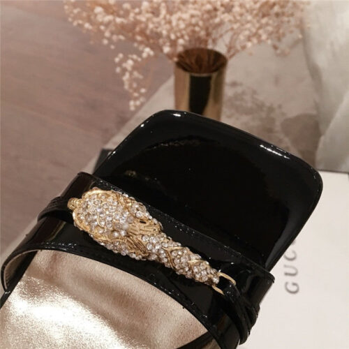 High Quality Luxury Gucci Heels Slippers product detail
