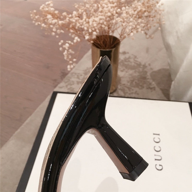 High Quality Luxury Gucci Heels Slippers product detail