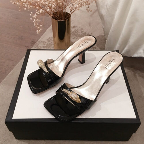 High Quality Luxury Gucci Heels Slippers
