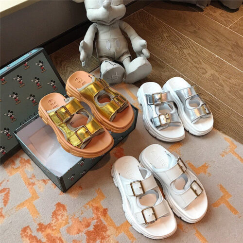 High Quality Luxury Platform Slippers Gucci product detail