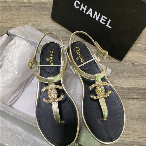 High Quality Luxury Chanel Flat Sandals – Style 12198