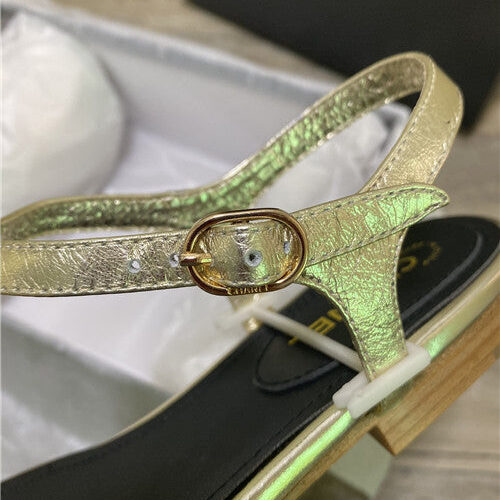 High Quality Luxury Chanel Flat Sandals – Style 12198 product detail