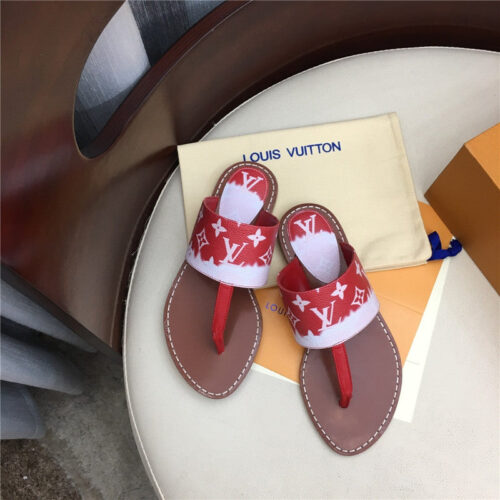 High Quality Luxury LV Louis Vuitton Flat Sandals