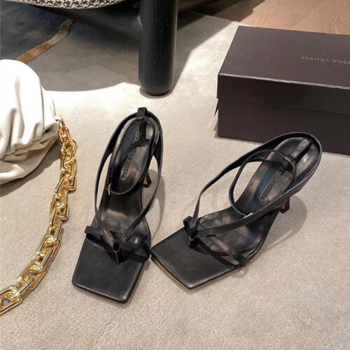 High Quality Luxury Bottega Veneta Heels Sandals Womens – Style 39430 alternate view