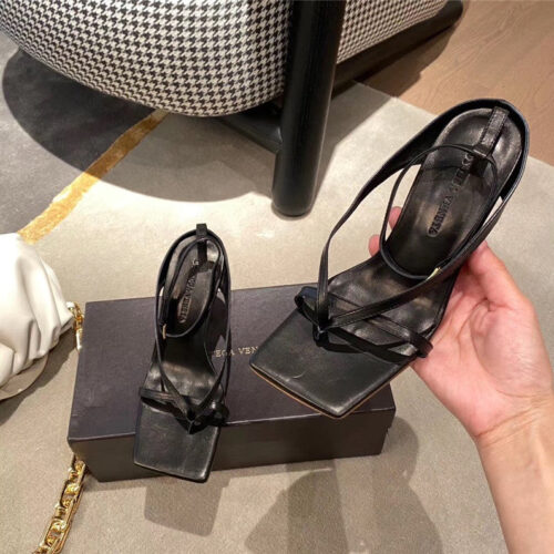 High Quality Luxury Bottega Veneta Heels Sandals Womens – Style 39430 product detail