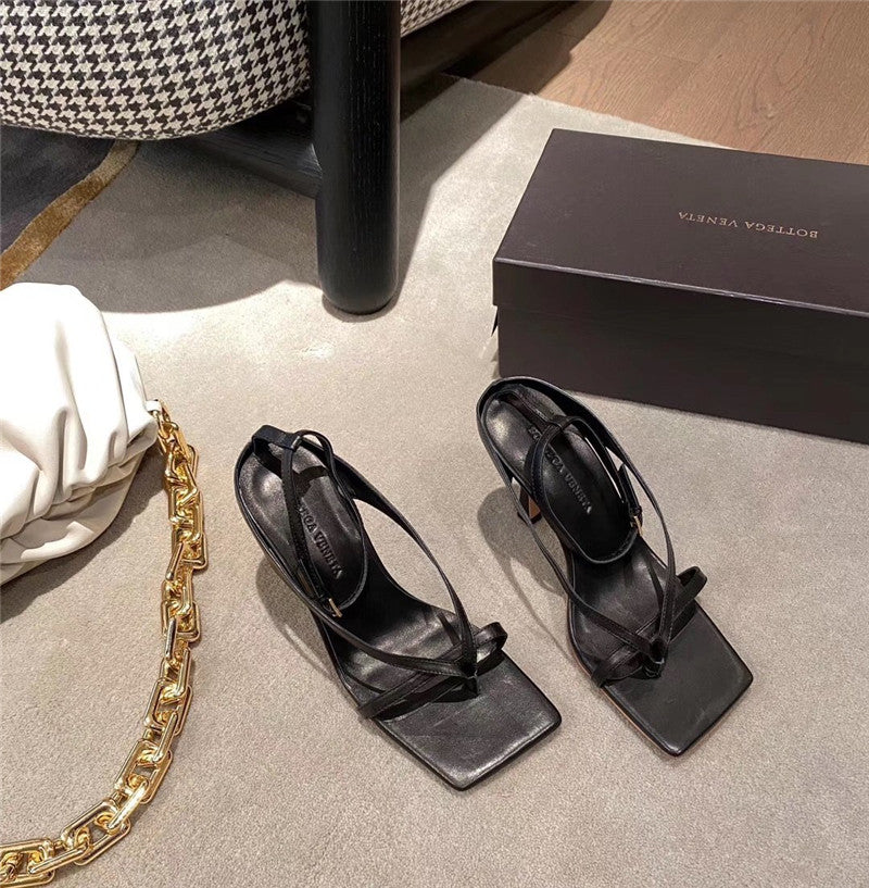 High Quality Luxury Bottega Veneta Heels Sandals Womens – Style 39430 product detail