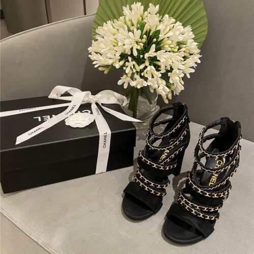 High Quality Luxury Chanel Heels Roman Sandals product detail