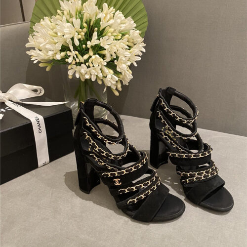 High Quality Luxury Chanel Heels Roman Sandals product detail