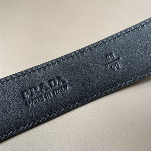 High Quality Luxury Prada Saffiano 30Mm Leather Belt product detail