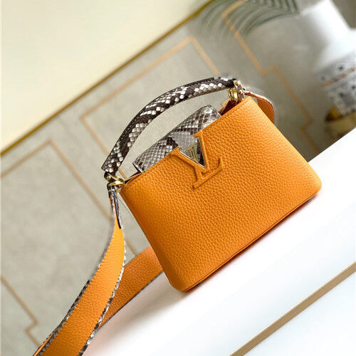 High Quality Luxury Louis Vuitton Capucines Mini Bag – Style 47556