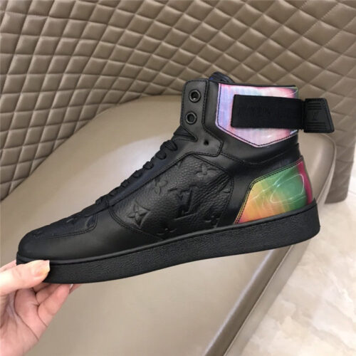 High Quality Luxury Louis Vuitton Men Rivoli Sneaker Boot – Style 35875 alternate view