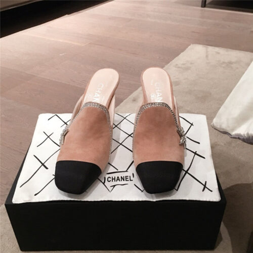 High Quality Luxury Chanel Block Heels Sandals product detail