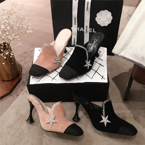 High Quality Luxury Chanel Block Heels Sandals product detail