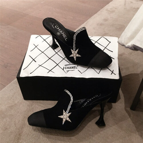 High Quality Luxury Chanel Heels Sandals Block alternate view