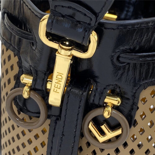 High Quality Luxury Fendi Mini Cutout Bucket Bag product detail